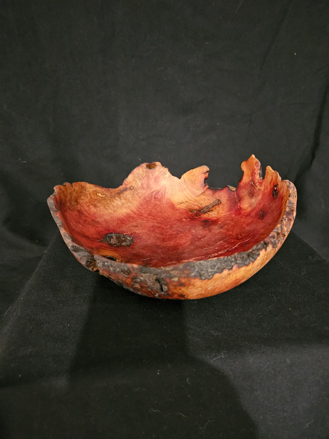 Manzanita burl small sided open bowl