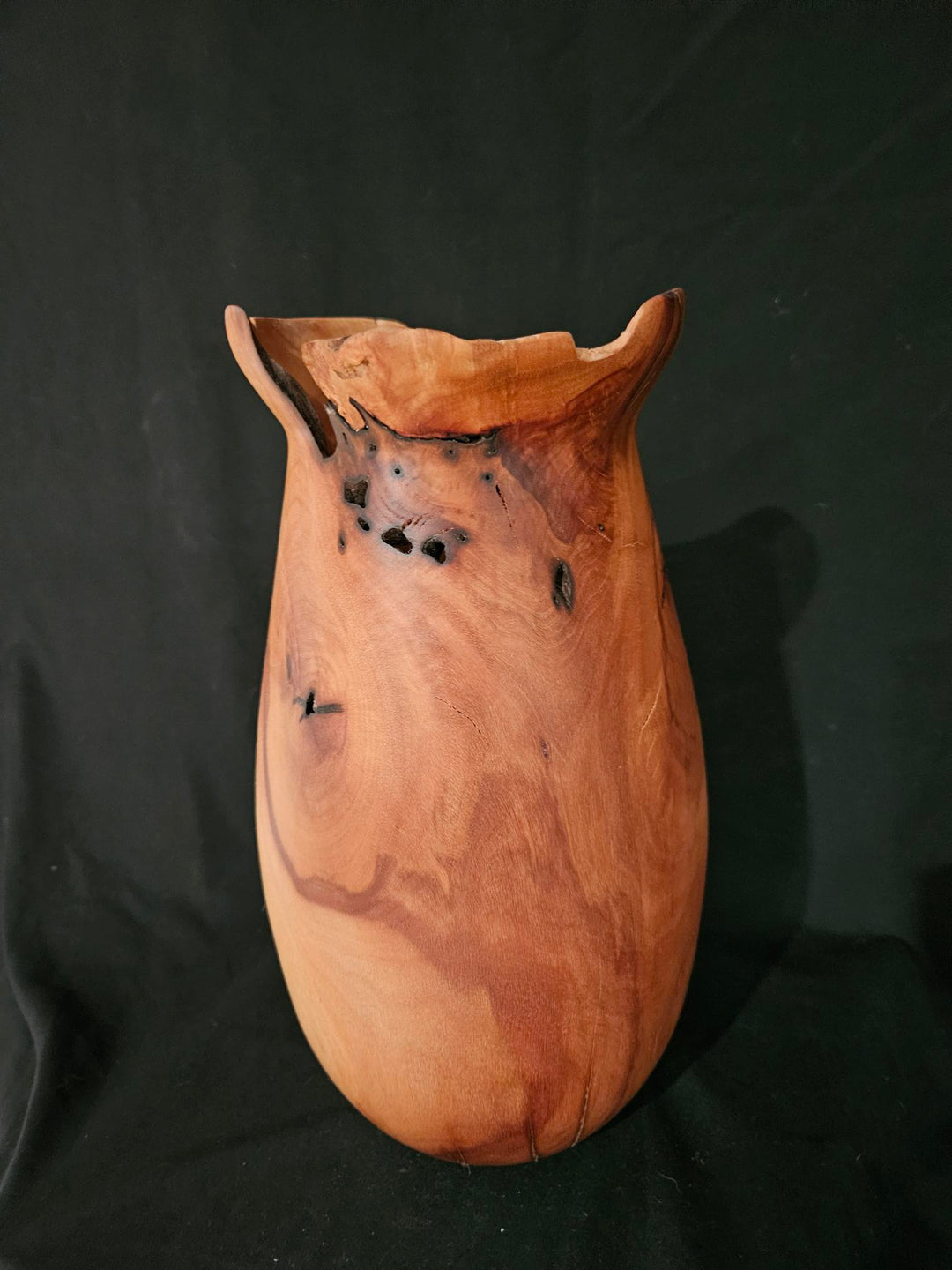 Mahogany vase