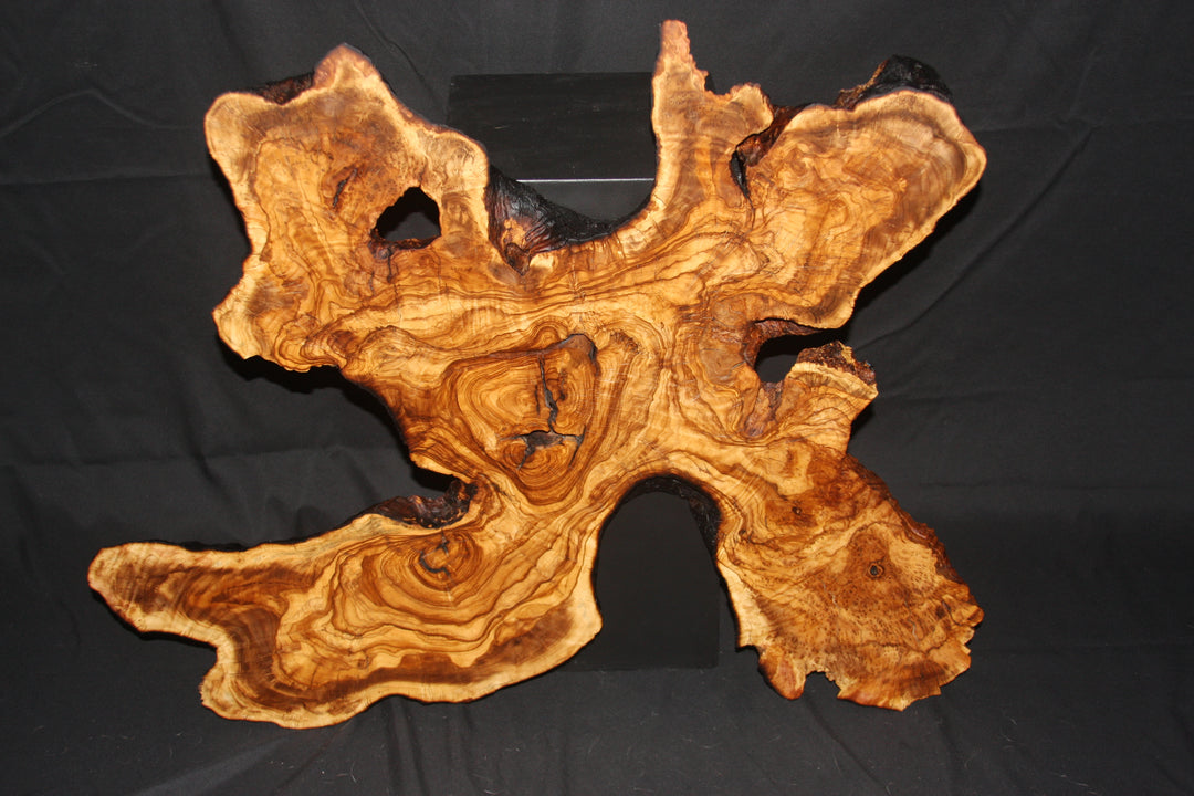 Ancient 500 year old (holy wood) olivewood cross figure wall art